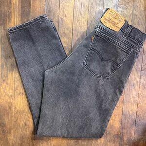 Levi's Men's 33x30 Charcoal Straight Jeans